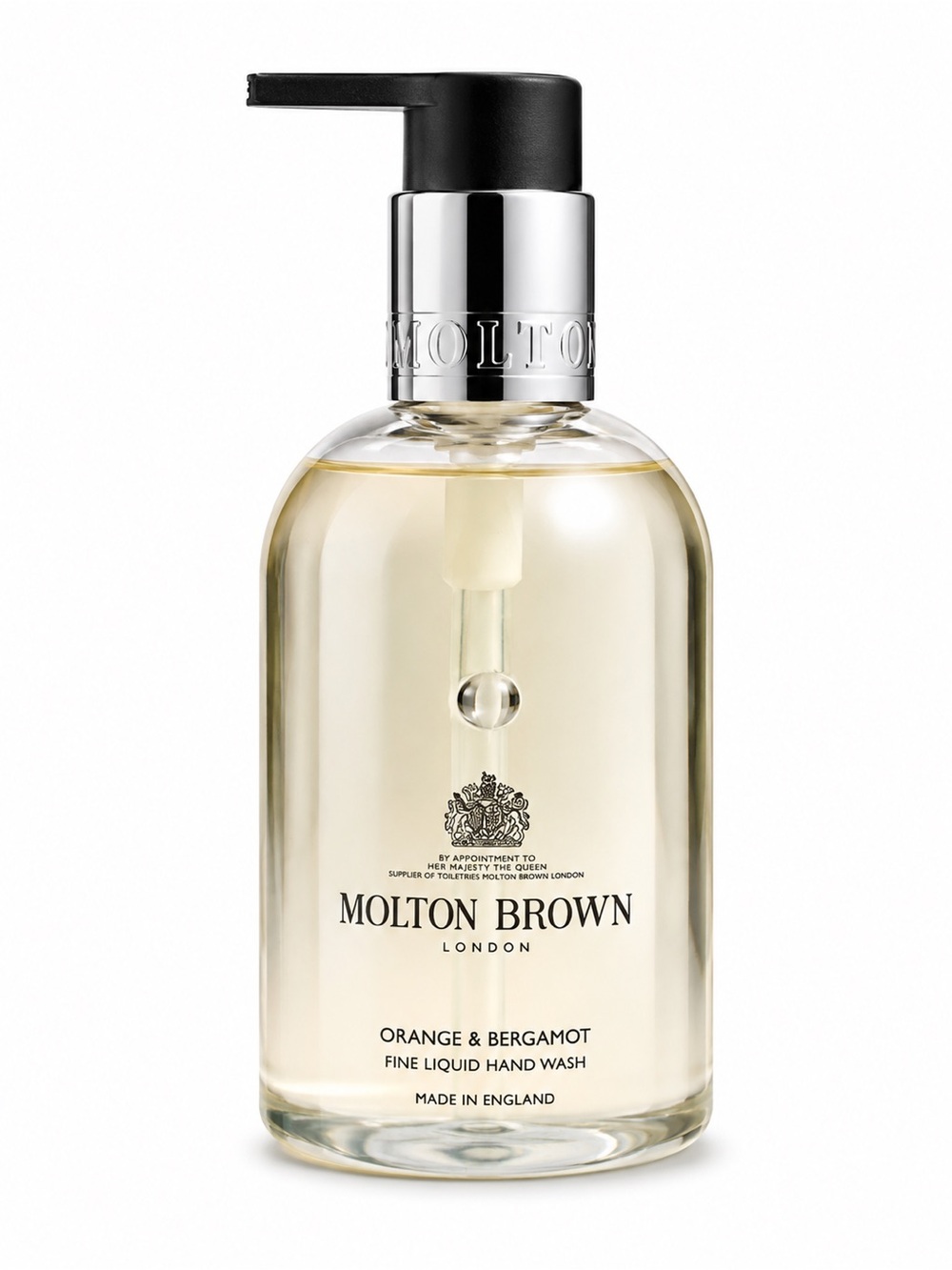 Molton Brown Orange & Bergamot Hand Wash — Clear, Black, Silver